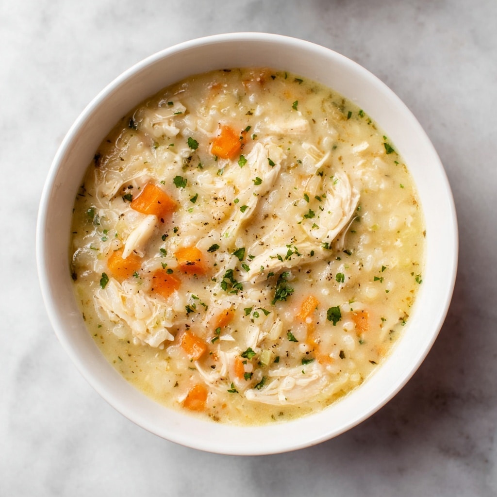Creamy Chicken and Rice Soup Recipe - Recipe Image