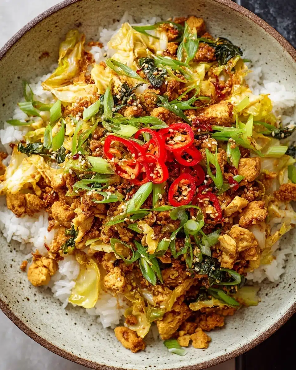 Tofu Cabbage Stir Fry Recipe