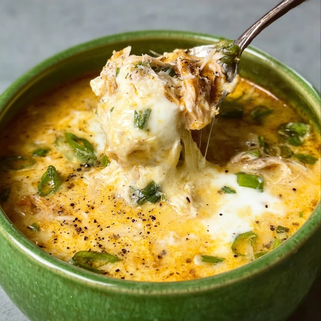 Chicken Enchilada Soup - Creamy and Cheesy! Recipe - Recipe Image