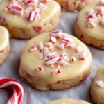 Peppermint Shortbread Cookies Recipe