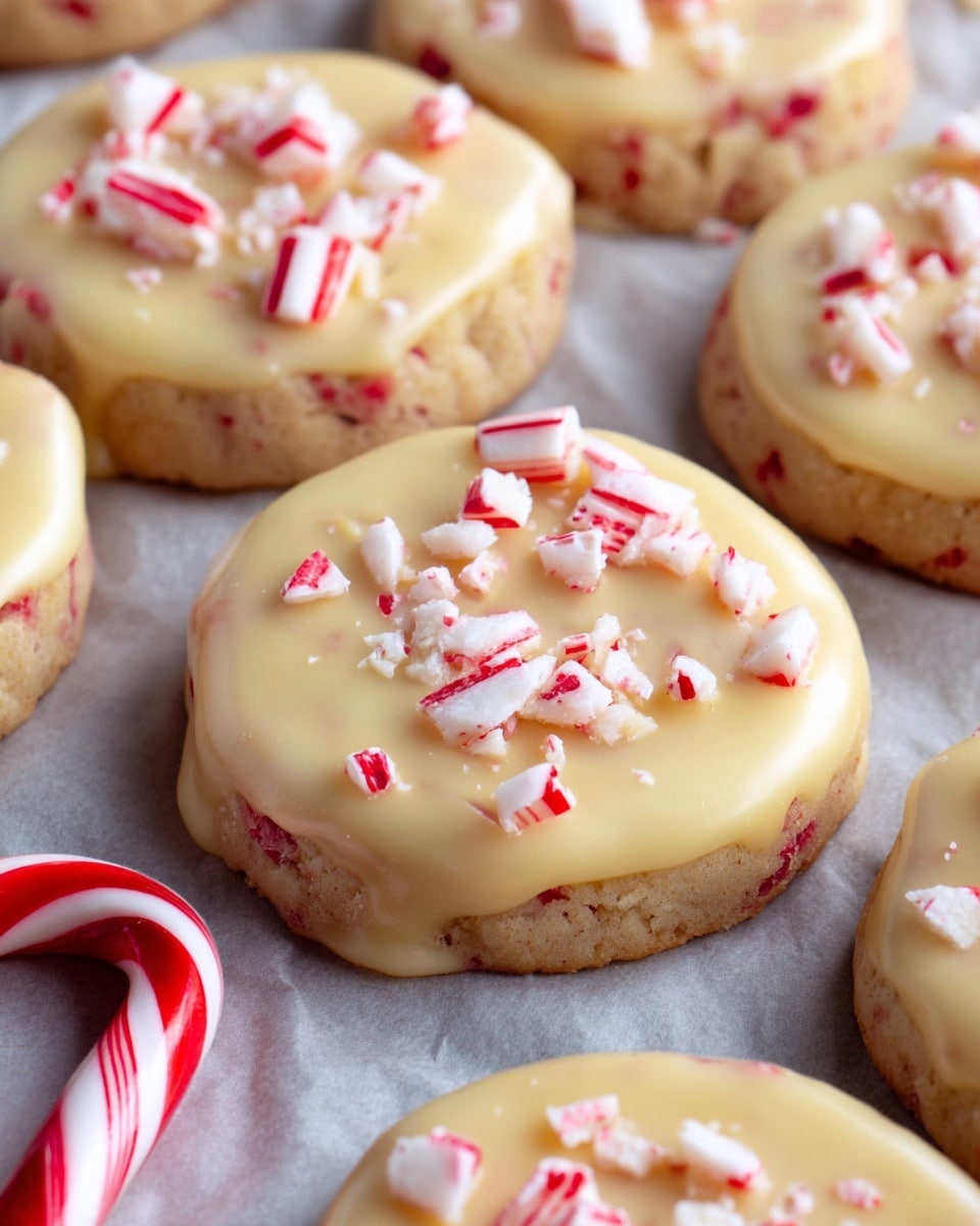 Peppermint Shortbread Cookies Recipe