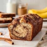 Cinnamon Swirled Banana Bread Recipe