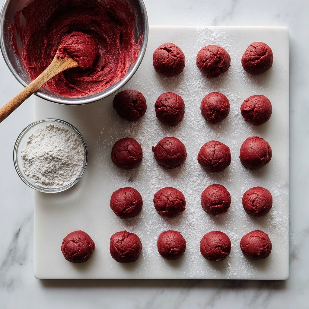 Red Velvet Crinkle Cookies Recipe - Recipe Image