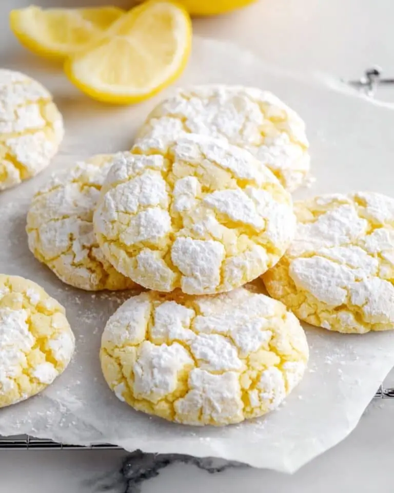 Lemon Crinkle Cookies Recipe