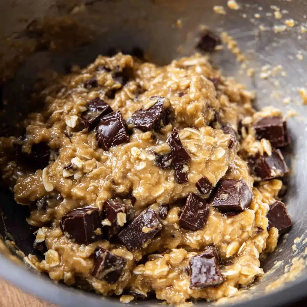 Salted Tahini Oatmeal Chocolate Chip Cookies Recipe - Recipe Image