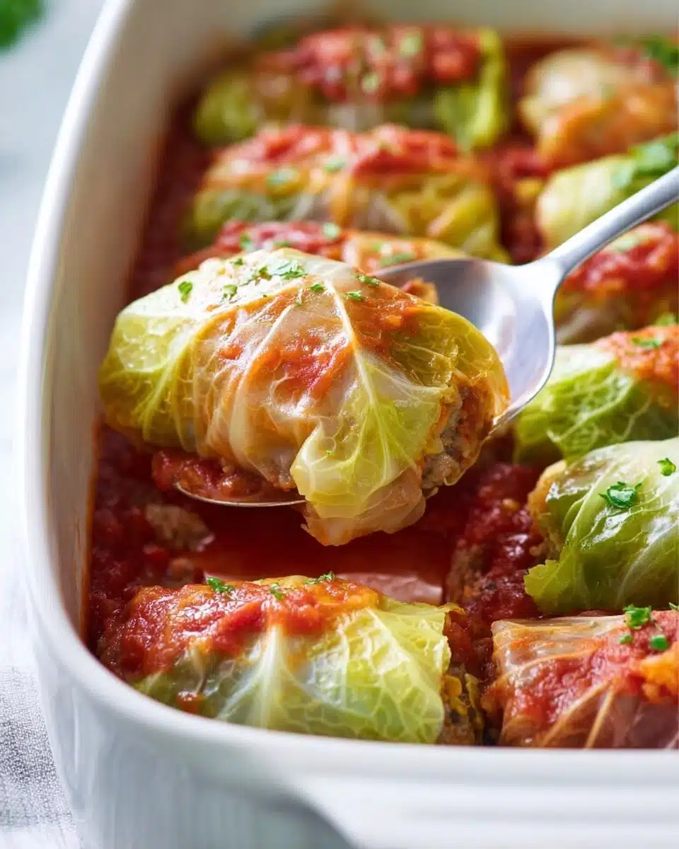 Traditional Stuffed Cabbage Rolls Recipe
