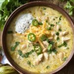 Chicken Enchilada Soup - Creamy and Cheesy! Recipe