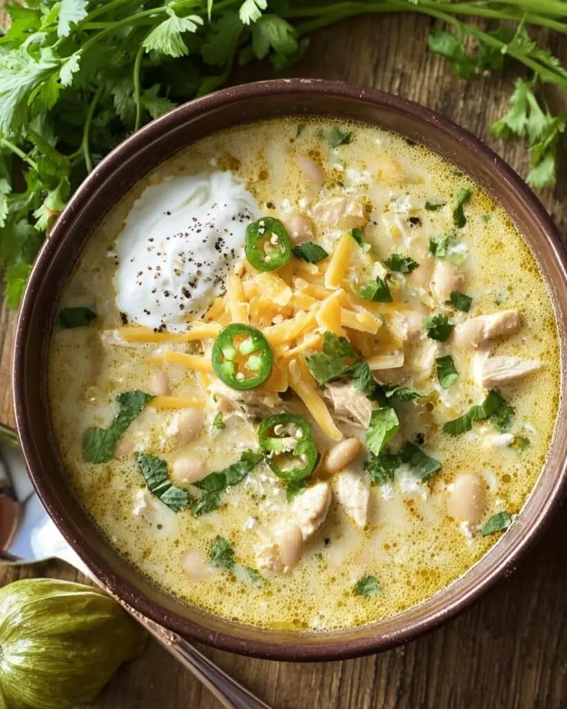 Chicken Enchilada Soup - Creamy and Cheesy! Recipe