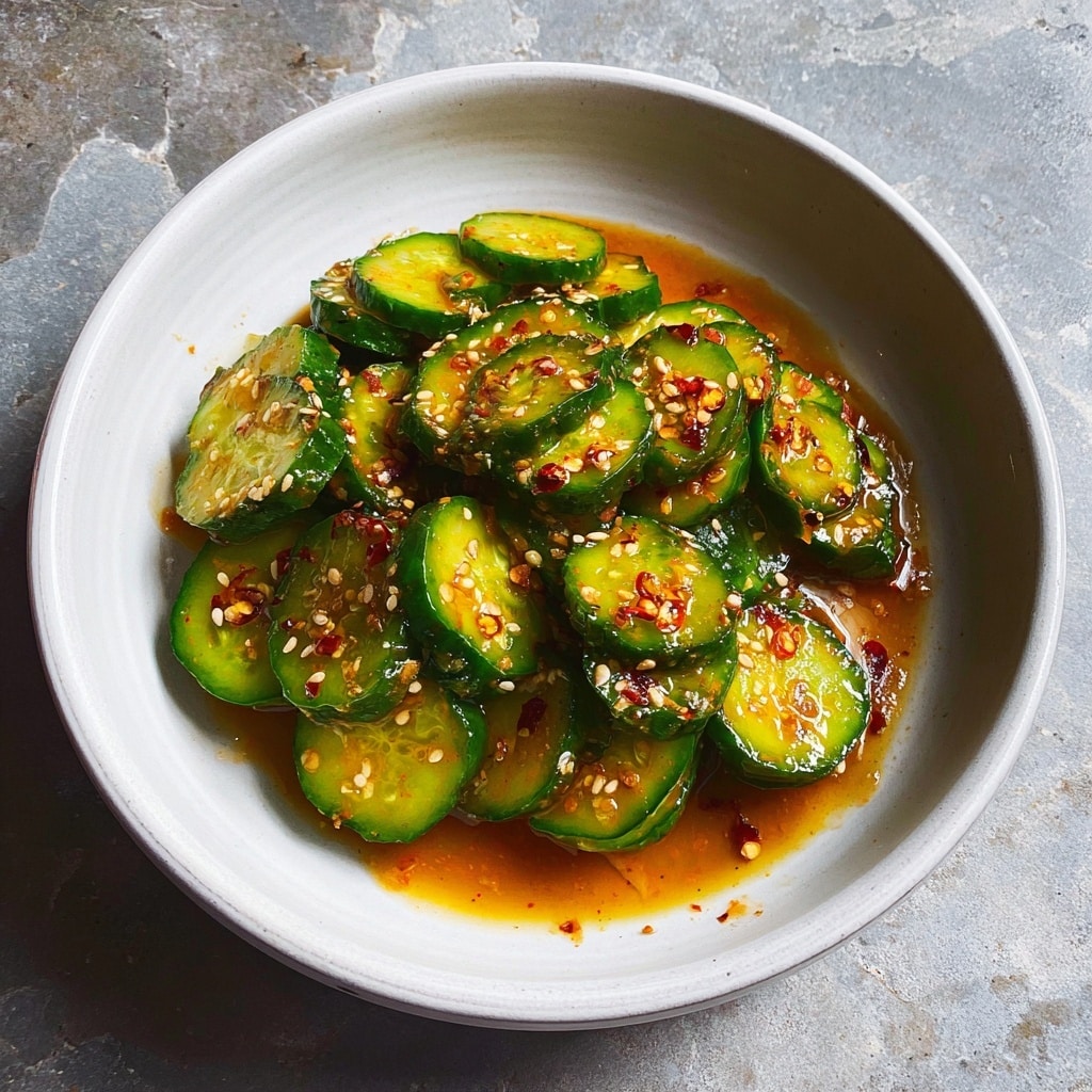 Quick and Easy Asian Cucumber Salad Recipe - Recipe Image