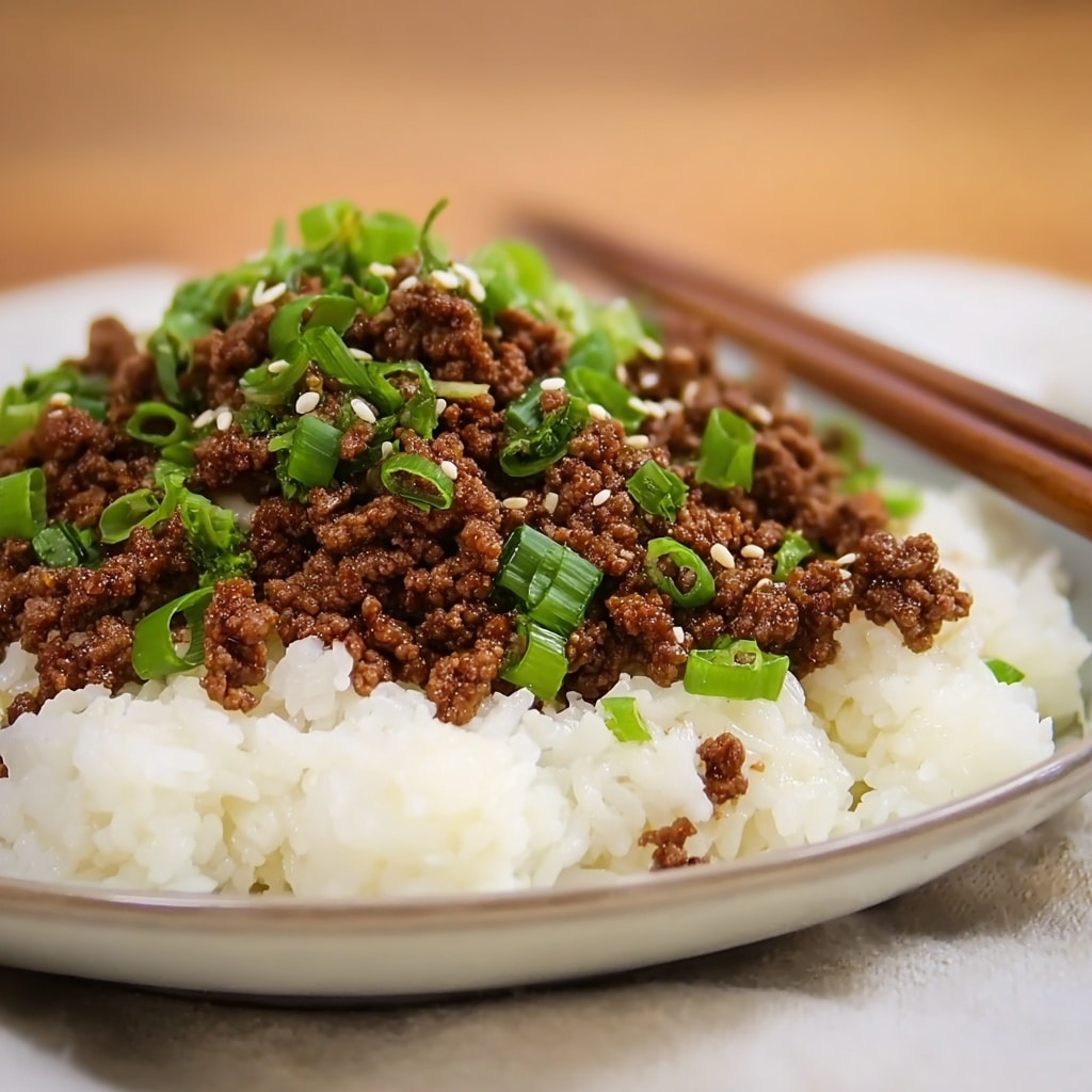 Korean Ground Beef Bowl (25-Minutes) Recipe - Recipe Image