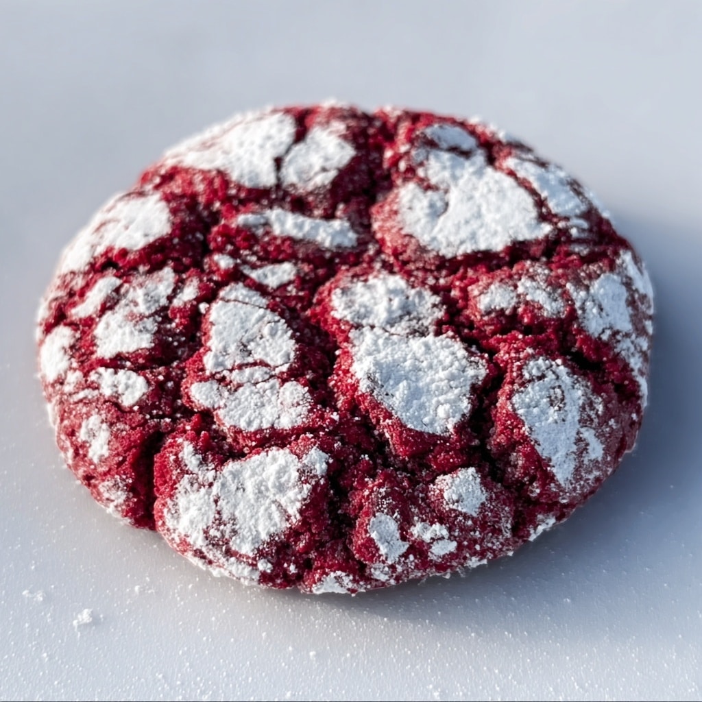 Red Velvet Crinkle Cookies Recipe - Recipe Image