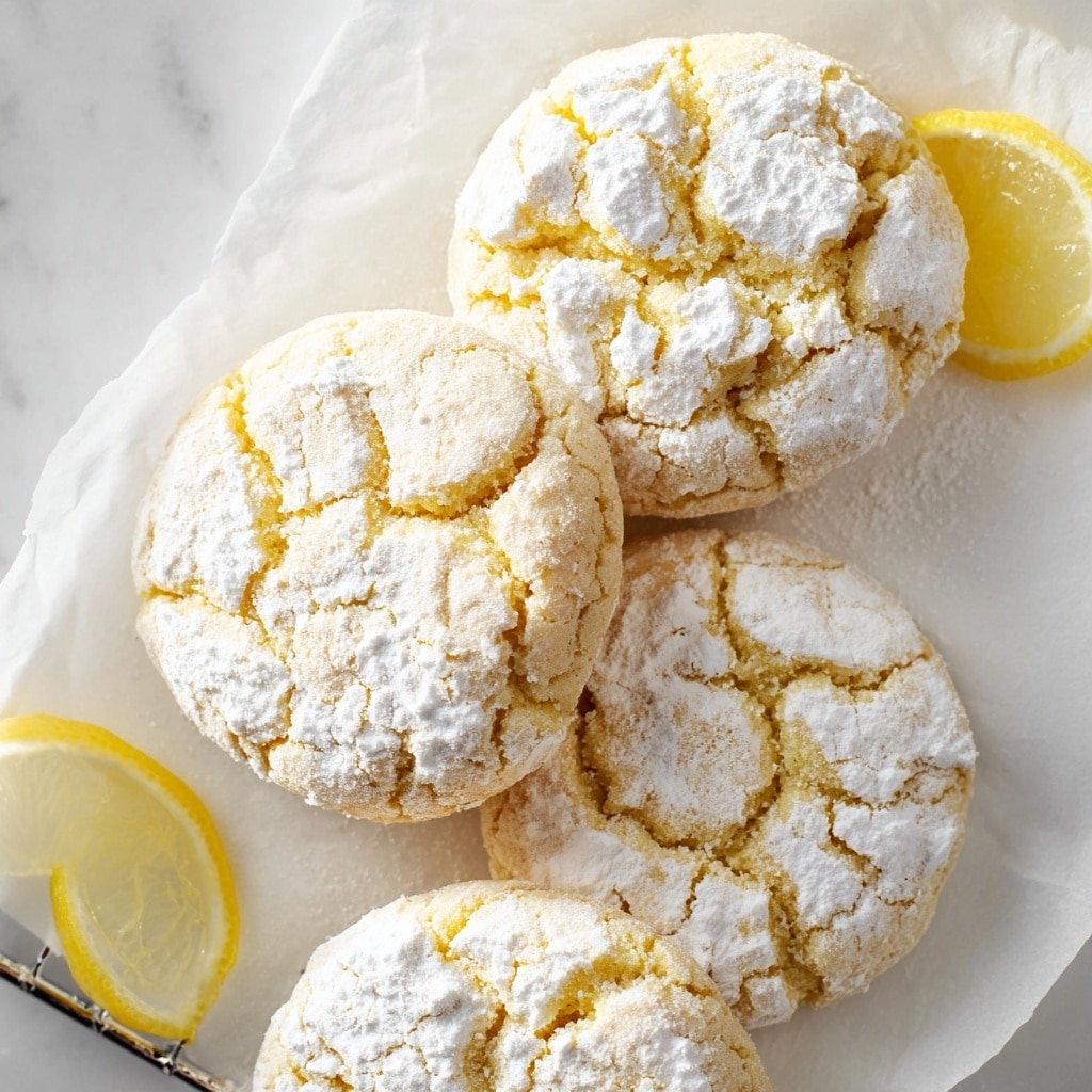 Lemon Crinkle Cookies Recipe - Recipe Image