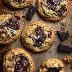 Salted Tahini Oatmeal Chocolate Chip Cookies Recipe