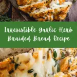 Garlic Herb Braided Bread Recipe