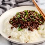 Korean Ground Beef Bowl Recipe