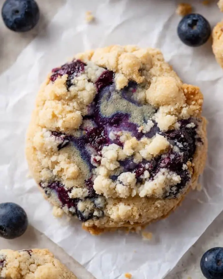 Blueberry Muffin Cookies – Crumbl Copycat Recipe