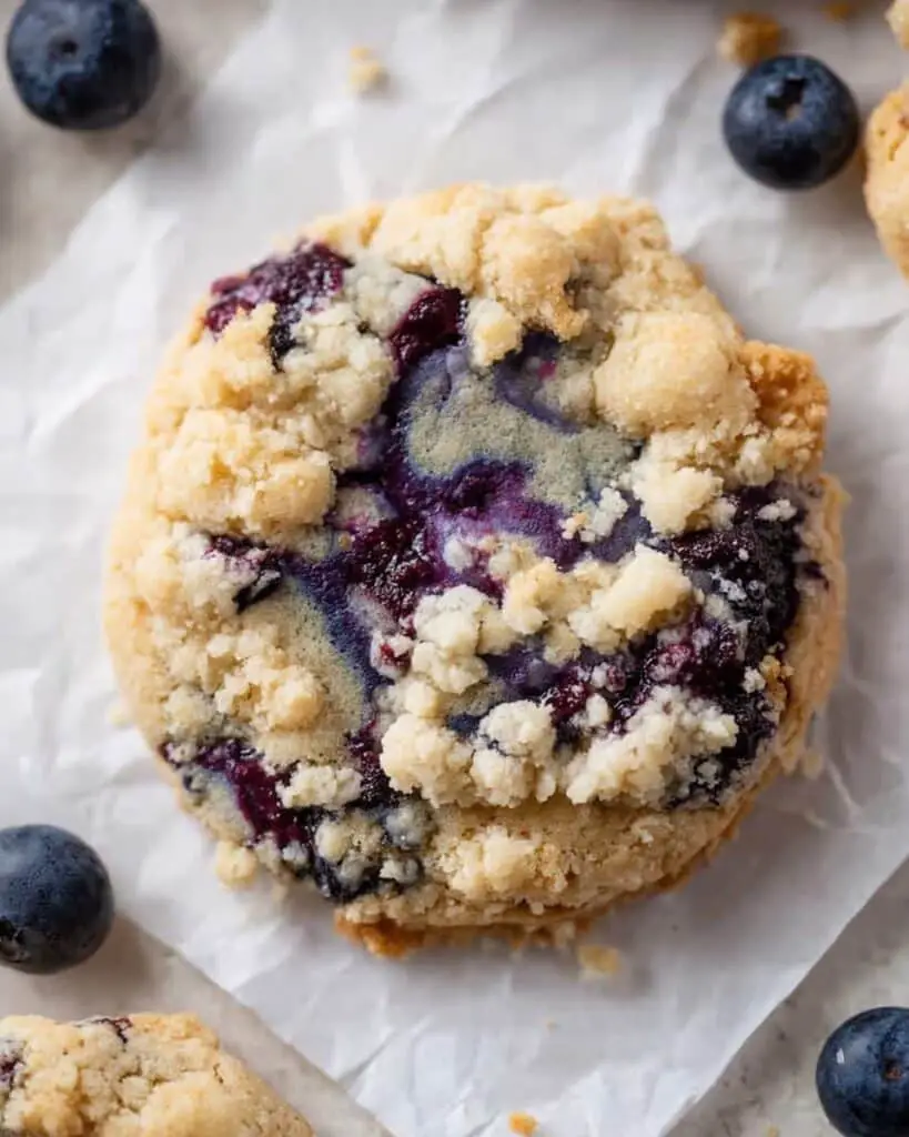Blueberry Muffin Cookies – Crumbl Copycat Recipe