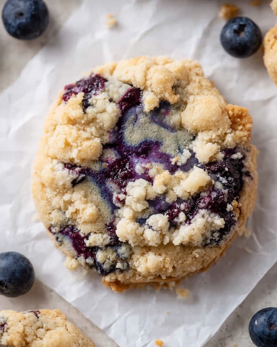 Blueberry Muffin Cookies - Crumbl Copycat Recipe