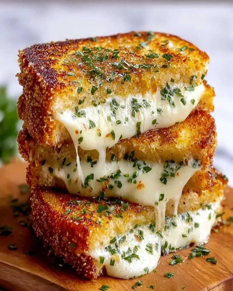 Garlic Bread Grilled Cheese | 15-Minute Lunch Idea Recipe