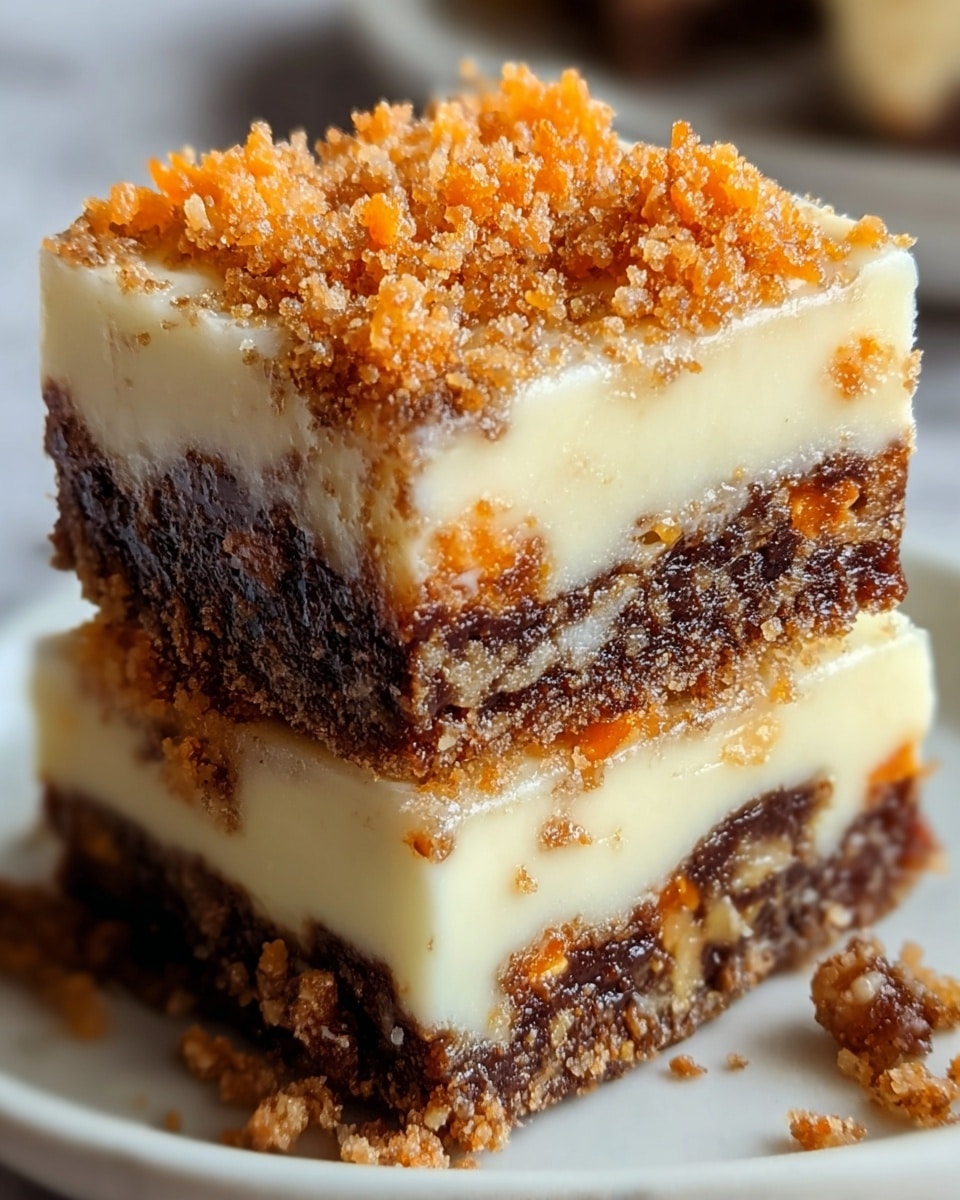 Irresistibly Indulgent Carrot Cake Cream Cheese Bars Recipe