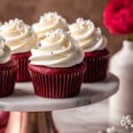 Red Velvet Cupcakes with Cream Cheese Frosting Recipe