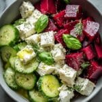Vibrant Beet Salad with Feta and Cucumbers Recipe