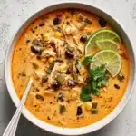Easy Chicken, Poblano, and Black Bean Soup Recipe