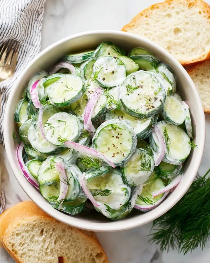 Cucumber Dill Salad Recipe