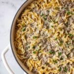 30-Minute Ground Beef Stroganoff Recipe