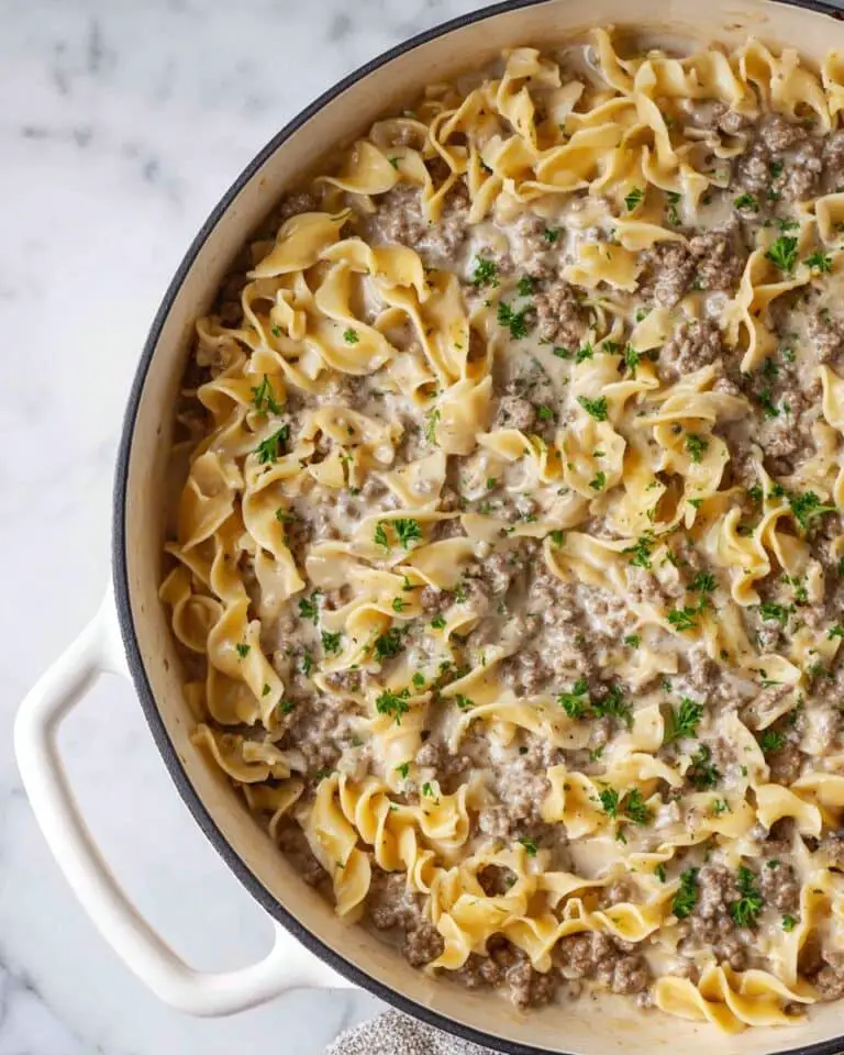 30-Minute Ground Beef Stroganoff Recipe
