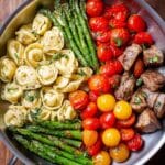 Pesto Chicken Tortellini with Veggies Recipe