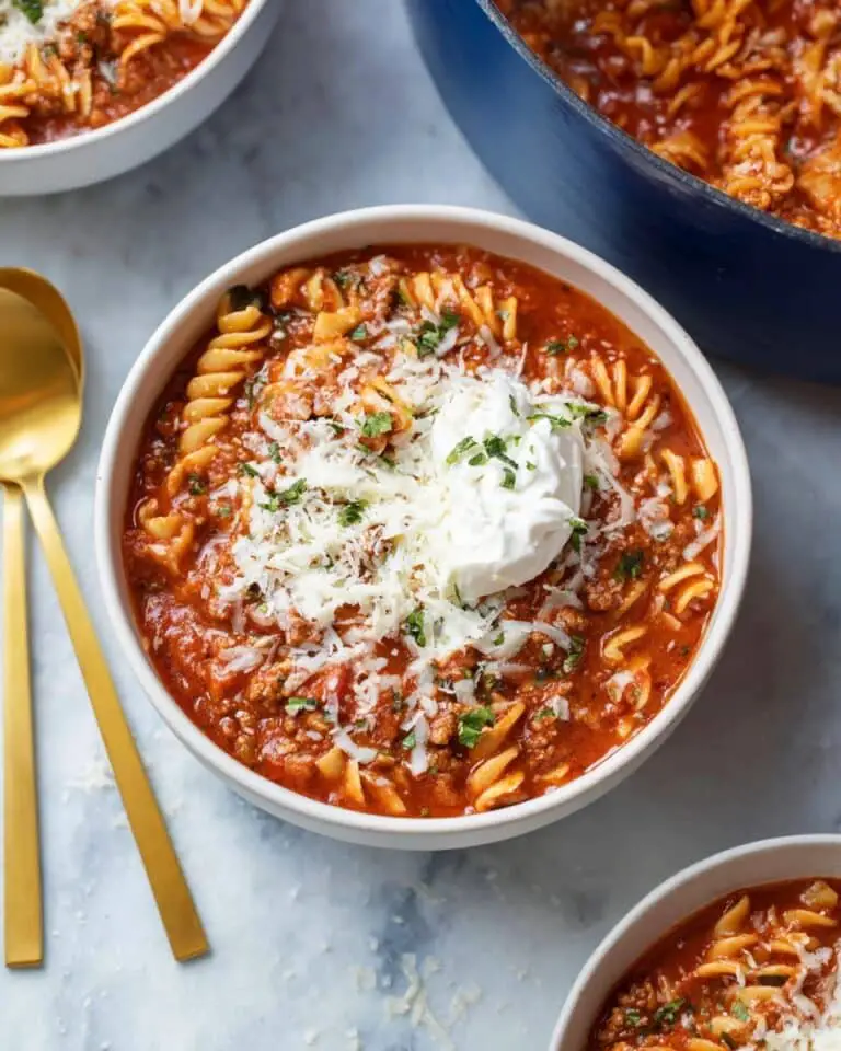 Easy Lasagna Soup Recipe