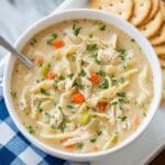 Creamy Chicken Noodle Soup Recipe