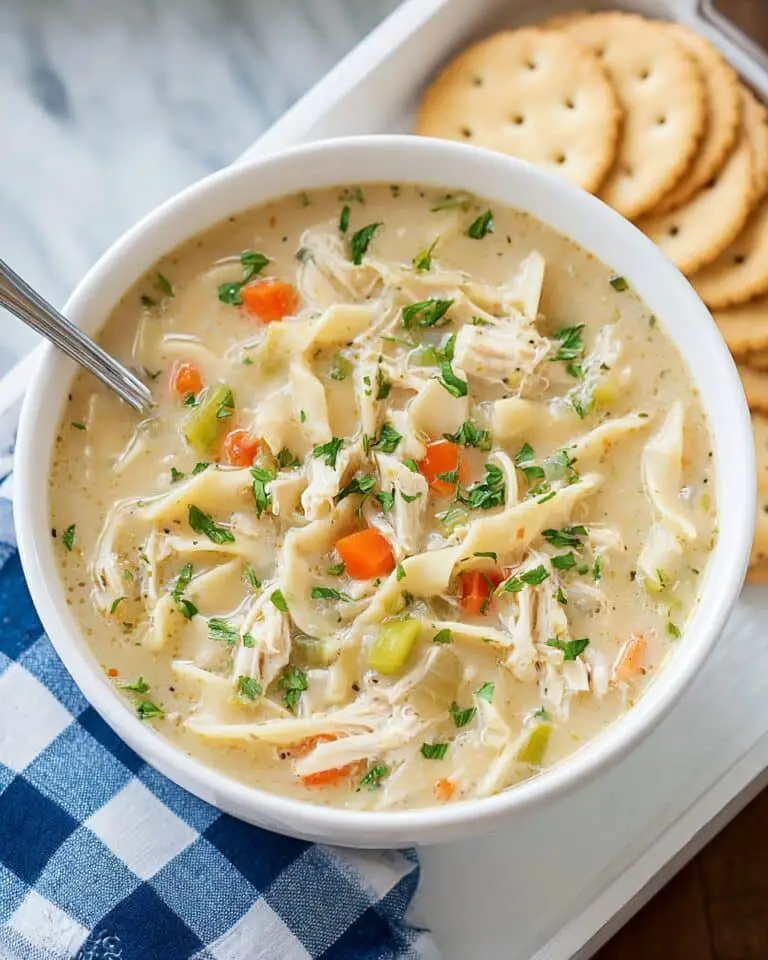 Creamy Chicken Noodle Soup Recipe
