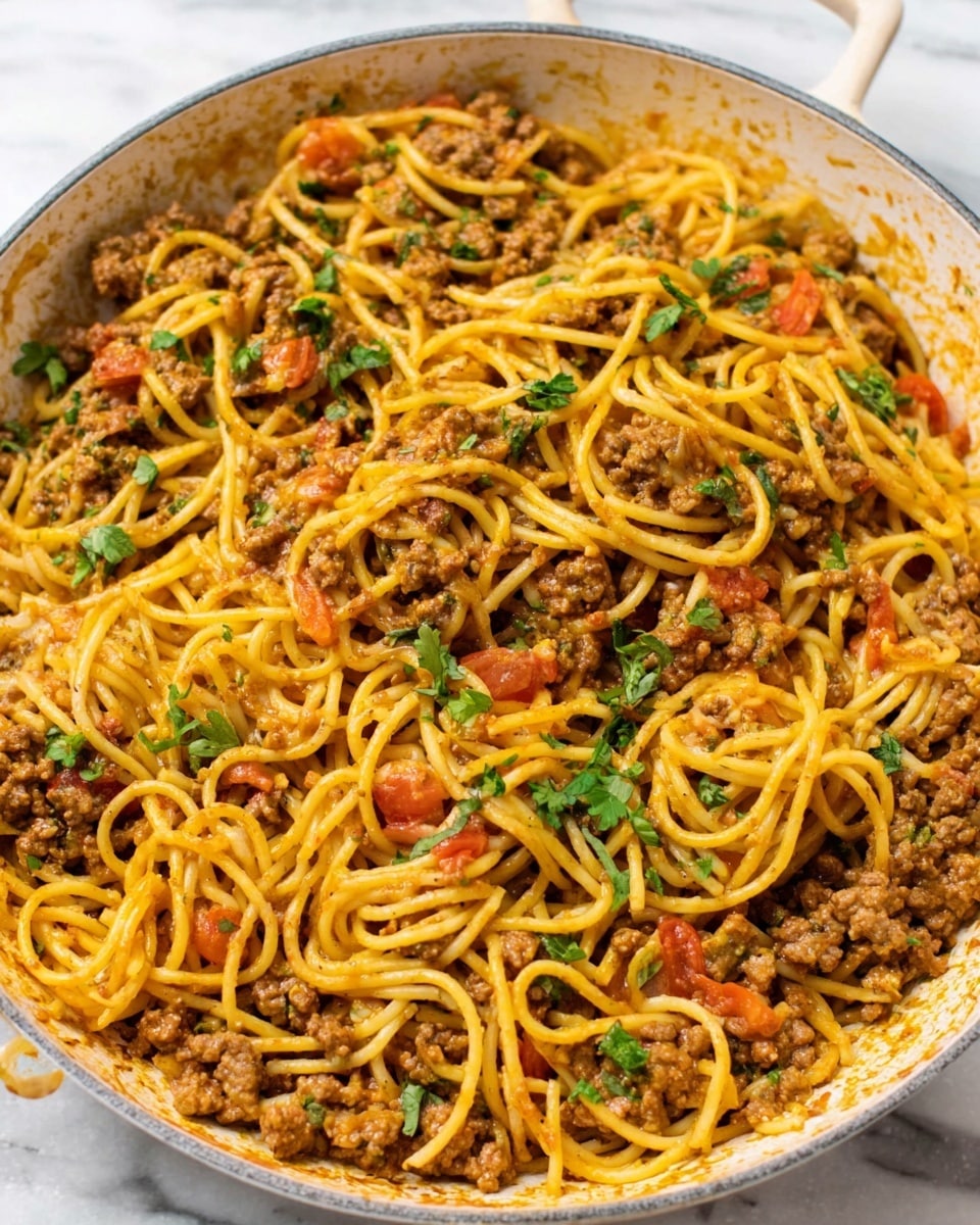 Taco Spaghetti Bake Recipe