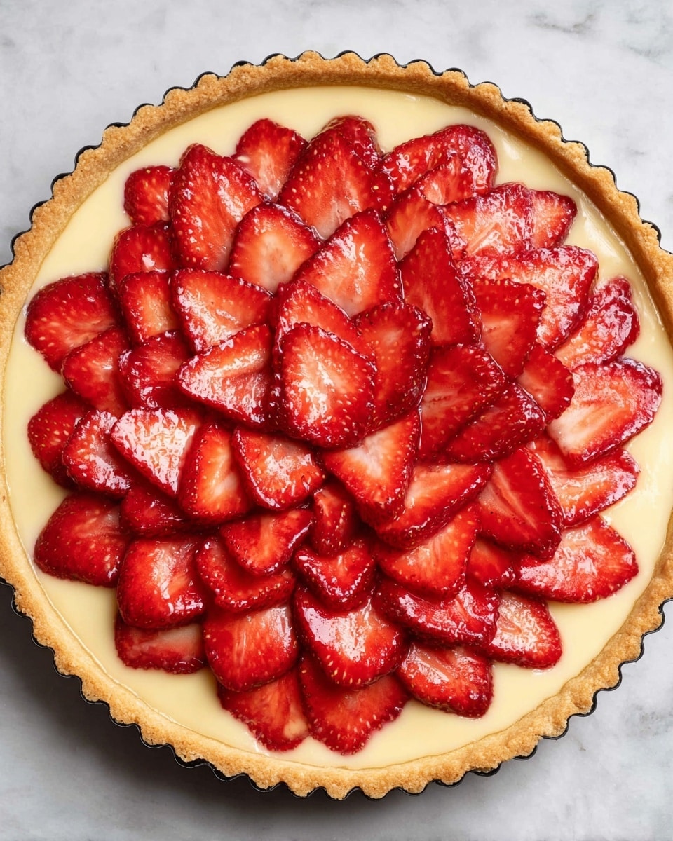 Strawberry Tart with Vanilla Pastry Cream Recipe