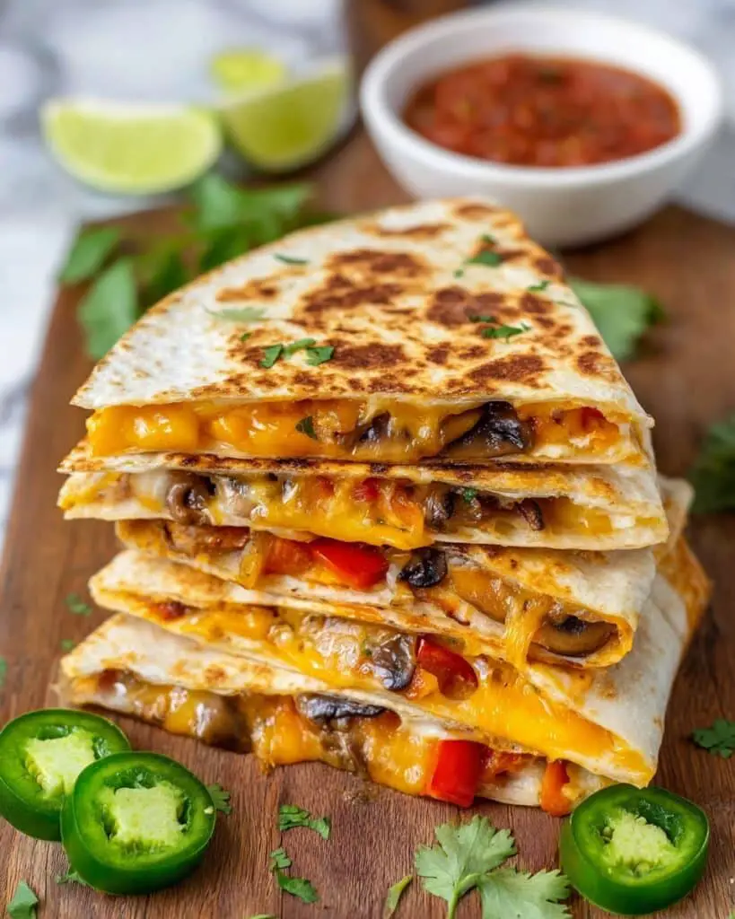 Farmer’s Market Vegetarian Quesadillas Recipe