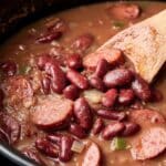Slow Cooker Cajun Red Beans and Rice Recipe