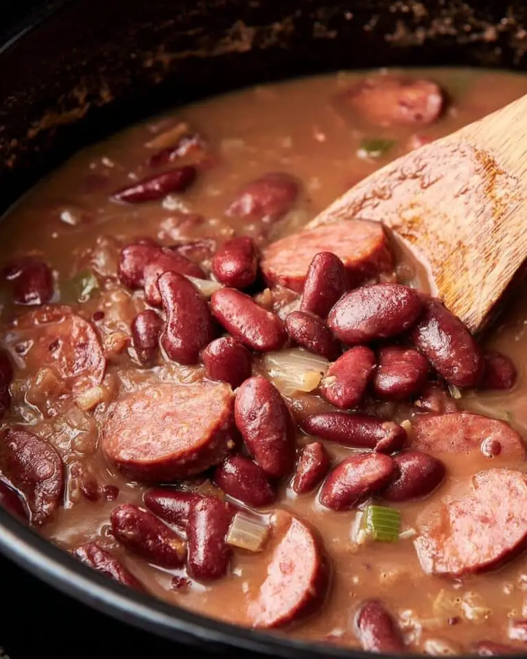 Slow Cooker Cajun Red Beans and Rice Recipe