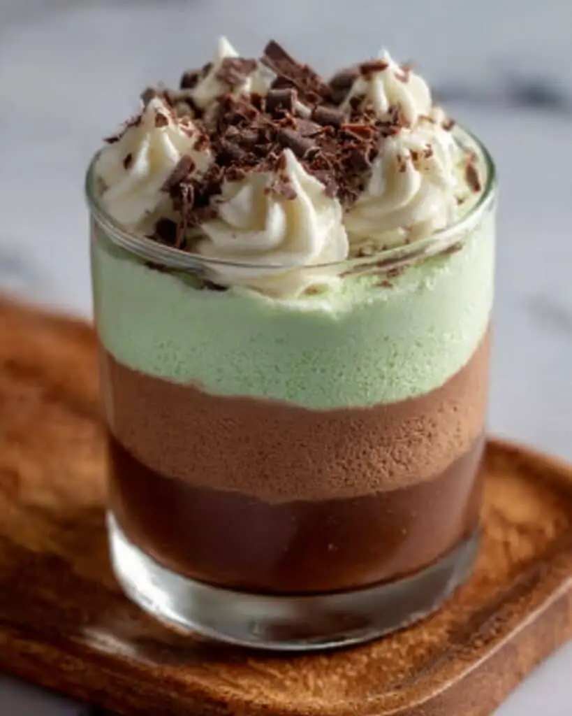 Shamrock Shake Pudding Cups Recipe