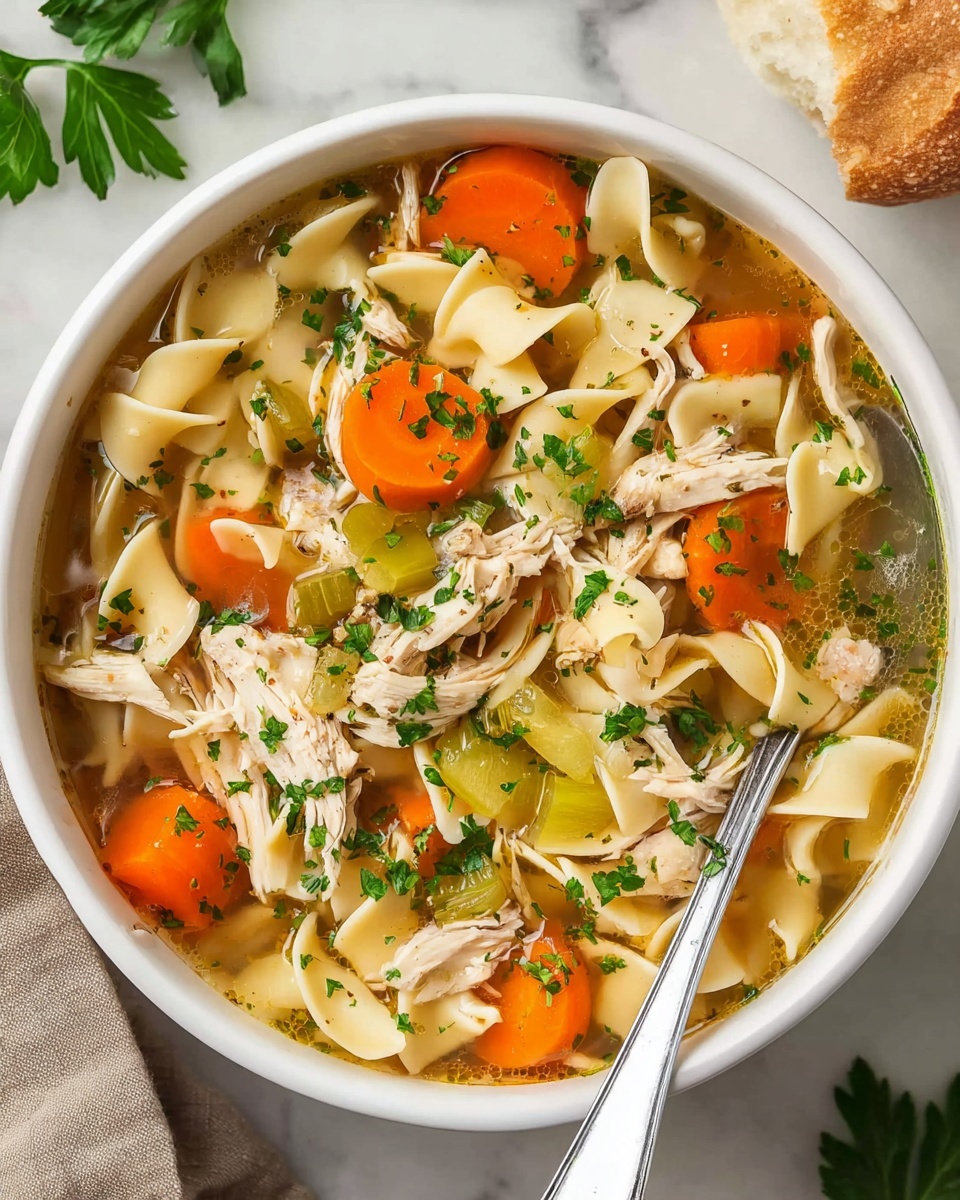Easy Rotisserie Chicken Noodle Soup Recipe