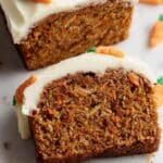 Carrot Cake Loaf with Cream Cheese Frosting Recipe