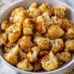 Parmesan Roasted Cauliflower Bites Recipe