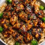Honey BBQ Chicken Rice Recipe