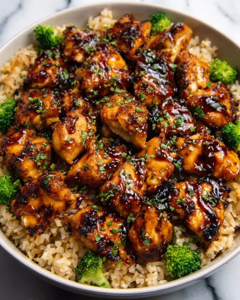 Honey BBQ Chicken Rice Recipe