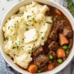 Irish Stew with Mashed Potatoes Recipe