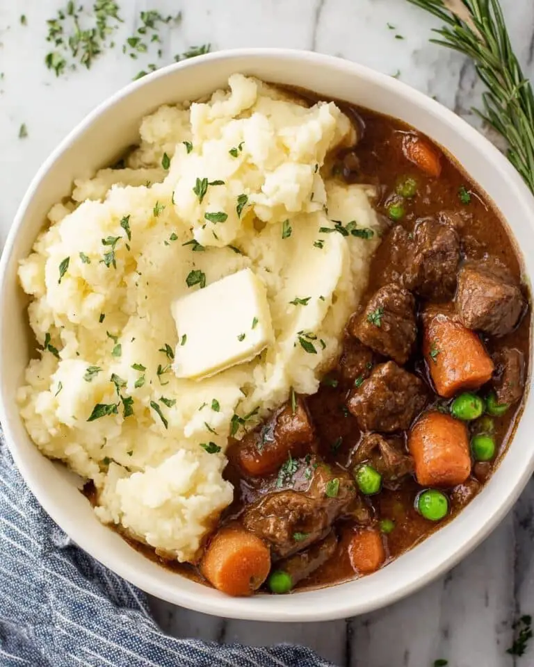 Irish Stew with Mashed Potatoes Recipe