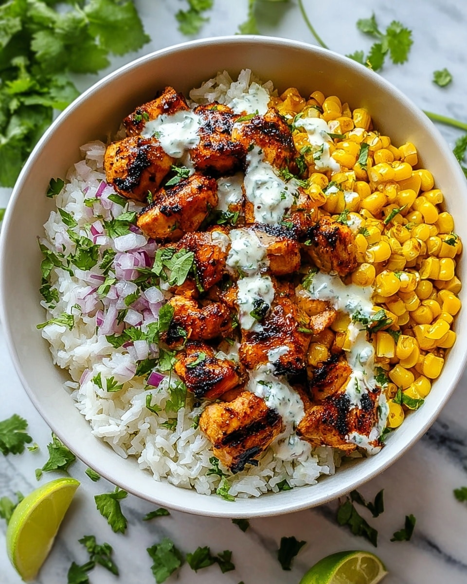 Street Corn Chicken Rice Bowl Recipe