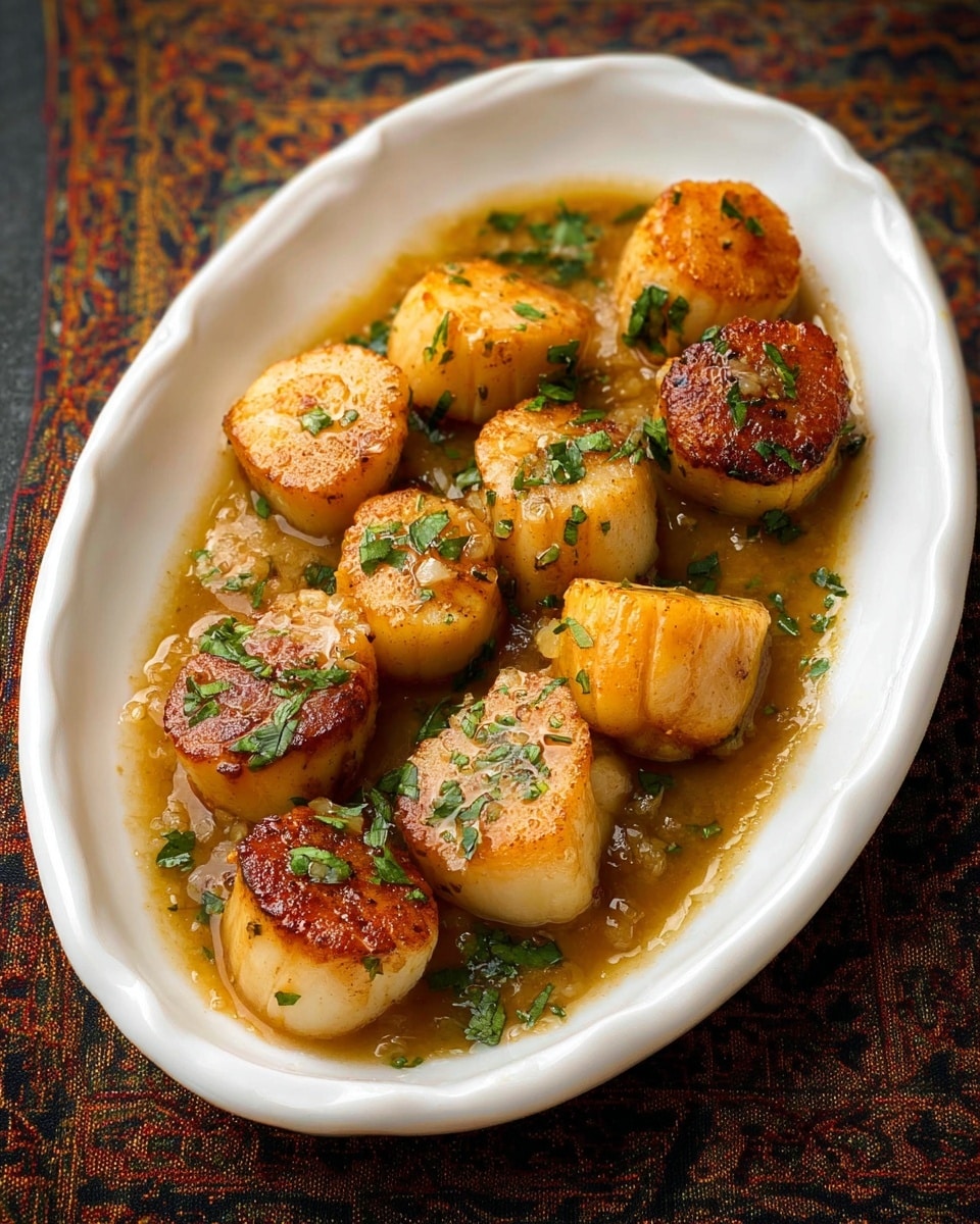 Garlic Butter Scallops Recipe