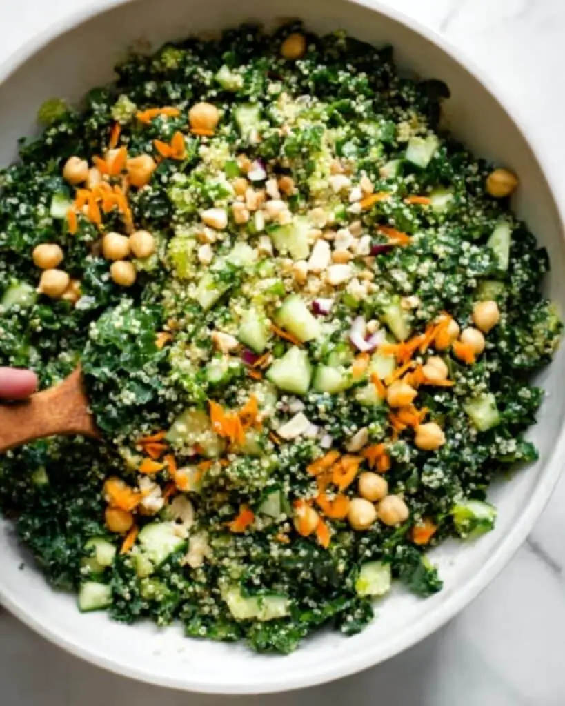 Kale Quinoa Salad with Lemon Dressing Recipe